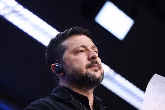 Tổng thống Ukraine Zelensky. (Ảnh: TASS/AP)