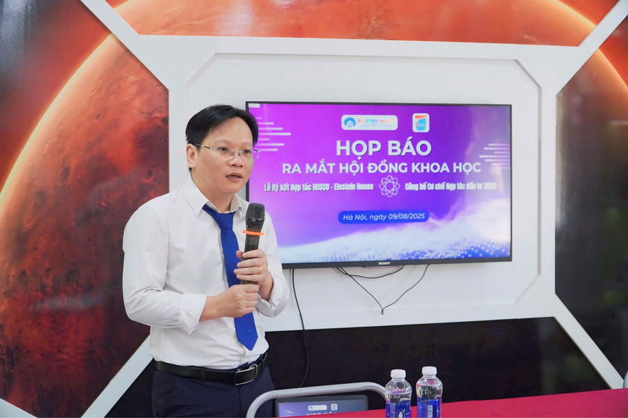 TS. Dương Ngọc Bách - Phó Tổng Giám đốc HUSCO phát biểu tại Lễ ký kết hợp tác chiến lược. z6889358259115-f2388b182d46d10a0e20bbad88e54e3a.jpg