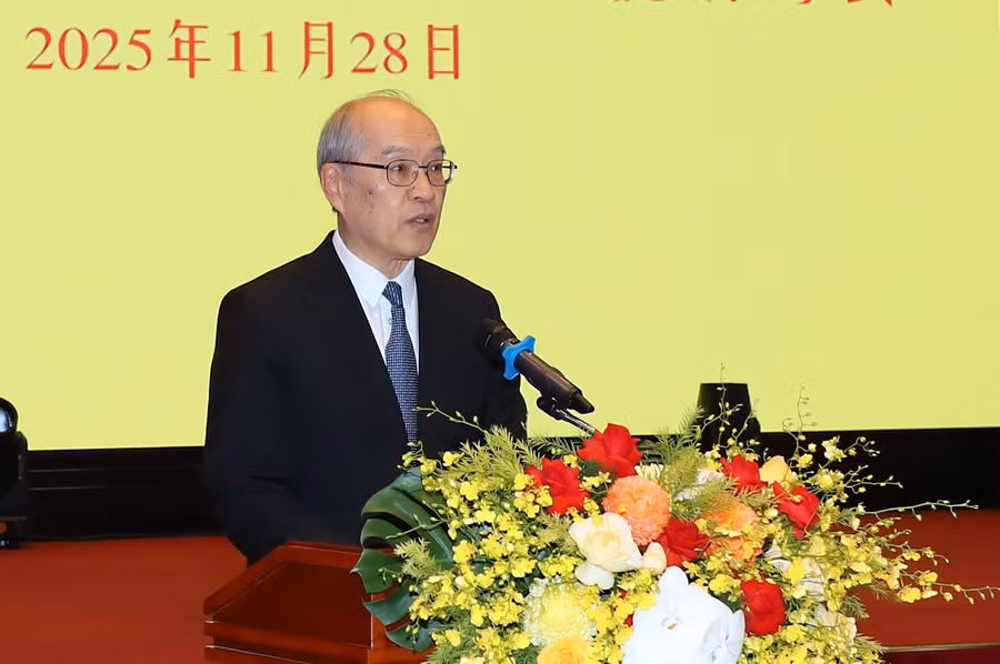 Chánh án Tòa án nhân dân tối cao Trung Quốc Trương Quân phát biểu tại Hội nghị.