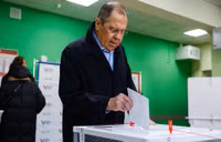 Chùm ảnh hàng triệu người Nga bỏ phiếu bầu cử tổng thống