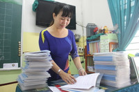 Lời phê, ngôi sao, mặt cười nở trên trang vở ảnh 1