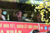 TPHCM: “Chuyến xe mùa xuân” chở đầy niềm vui ảnh 4 TPHCM: “Chuyến xe mùa xuân” chở đầy niềm vui ảnh 4