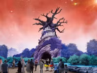 Chùm ảnh công viên giải trí Viên ngọc rồng đầu tiên trên thế giới