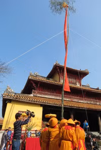 Huế: Tái hiện nghi lễ dựng nêu trong Đại Nội ảnh 10