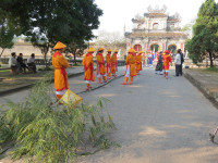 Huế: Tái hiện nghi lễ dựng nêu trong Đại Nội ảnh 1