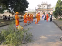 Huế: Tái hiện nghi lễ dựng nêu trong Đại Nội ảnh 1