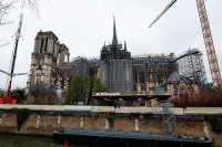 Chùm ảnh nhà thờ Đức Bà Paris 5 năm sau trận hỏa hoạn 