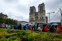 Chùm ảnh nhà thờ Đức Bà Paris 5 năm sau trận hỏa hoạn 