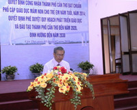 Cần Thơ: Công bố Quyết định công nhận đạt chuẩn PC GDMN cho trẻ 5 tuổi ảnh 2