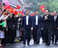 Chủ tịch nước Võ Văn Thưởng dự Ngày hội sắc Xuân trên mọi miền tổ quốc