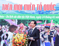 Chủ tịch nước Võ Văn Thưởng dự Ngày hội sắc Xuân trên mọi miền tổ quốc