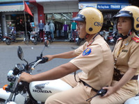 Sóc Trăng ra mắt lực lượng nữ cảnh sát giao thông ảnh 2 Sóc Trăng ra mắt lực lượng nữ cảnh sát giao thông ảnh 2