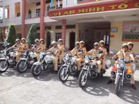 Sóc Trăng ra mắt lực lượng nữ cảnh sát giao thông ảnh 1