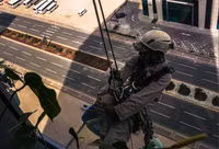 Chùm ảnh làm người nhện ở các tòa nhà chọc trời Doha