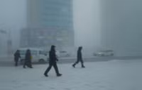 Chùm ảnh Siberia tê cóng khi nhiệt độ xuống -58 độ C 