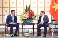 Thủ tướng Phạm Minh Chính tiếp một số doanh nghiệp Trung Quốc