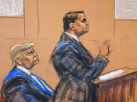 Chùm ảnh phiên tòa xét xử cựu Tổng thống Donald Trump