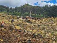 Chùm ảnh lở đất kinh hoàng ở Papua New Guinea, khoảng 670 người thiệt mạng