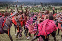 Chùm ảnh lễ trở thành đàn ông rực rỡ của thanh niên Maasai