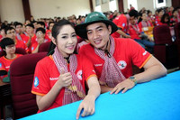 Hình ảnh: Hoa hậu Đặng Thu Thảo tham gia lập kỷ lục Guiness Việt Nam số 2