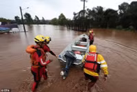 Chùm ảnh bão tấn công làm vỡ đập thủy điện, ít nhất 29 người thiệt mạng