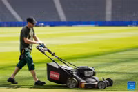 Sân vận động Olympic Berlin trước giờ khai màn trận Tây Ban Nha-Croatia