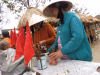 Vui hội bài chòi cầu ngói Thanh Toàn ảnh 1