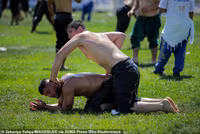 Chùm ảnh đô vật Thổ Nhĩ Kỳ bôi dầu oliu thi đấu