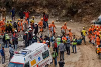 Hình ảnh giải cứu 41 công nhân mắc kẹt 17 ngày trong đường hầm ở dãy Himalaya