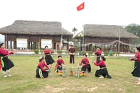 Lễ hội Cầu mùa của người Cao Lan tại xã Yên Sơn, Tuyên Quang. (Ảnh: Đức Quý)