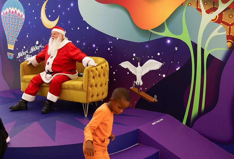 Chùm ảnh thế giới hân hoan đón ông già Noel 