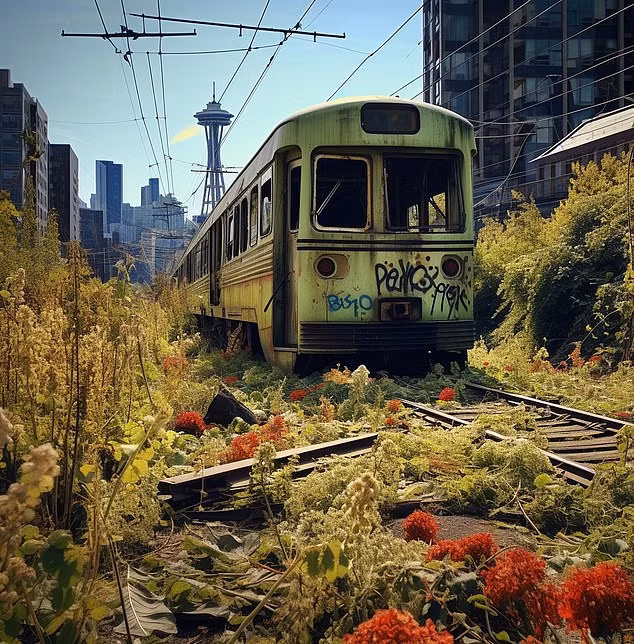 AI vẽ các thành phố tấp nập nếu bị bỏ hoang sau 100 năm 