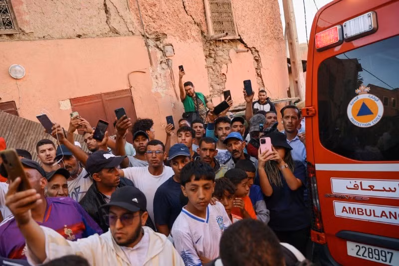 Chùm ảnh tìm kiếm nạn nhân 48 giờ sau trận động đất kinh hoàng ở Maroc