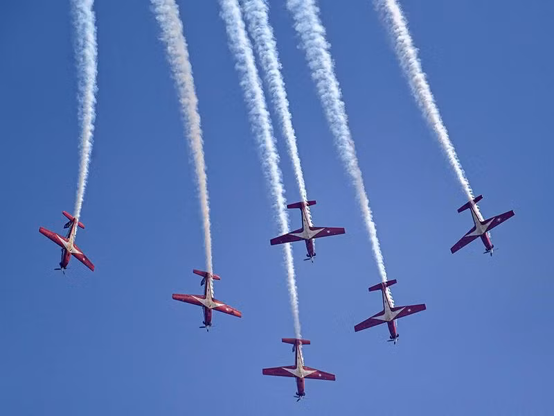 Xem máy bay ‘múa ba lê’ tại Singapore Airshow 2024