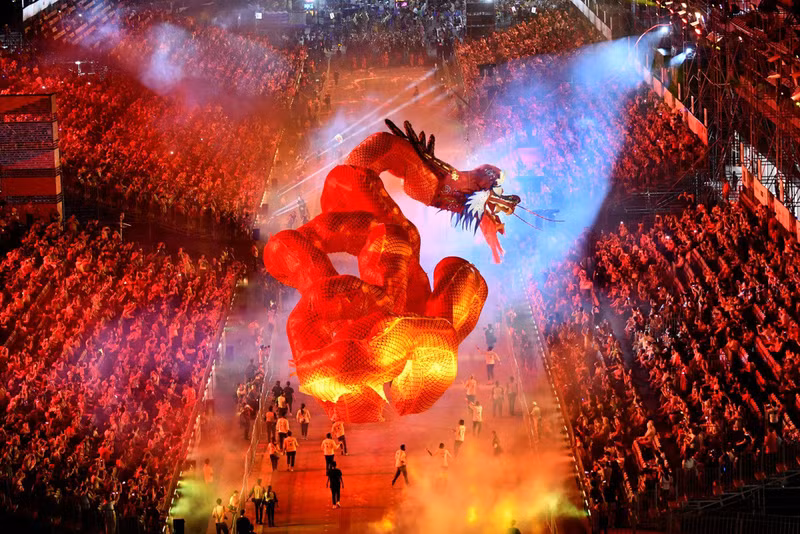 Hình ảnh những chú rồng rực rỡ qua ống kính nhiếp ảnh gia