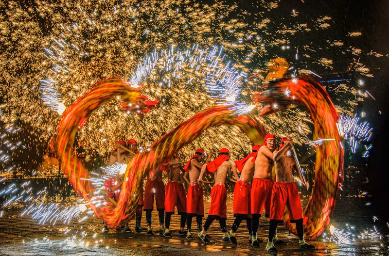 Hình ảnh những chú rồng rực rỡ qua ống kính nhiếp ảnh gia