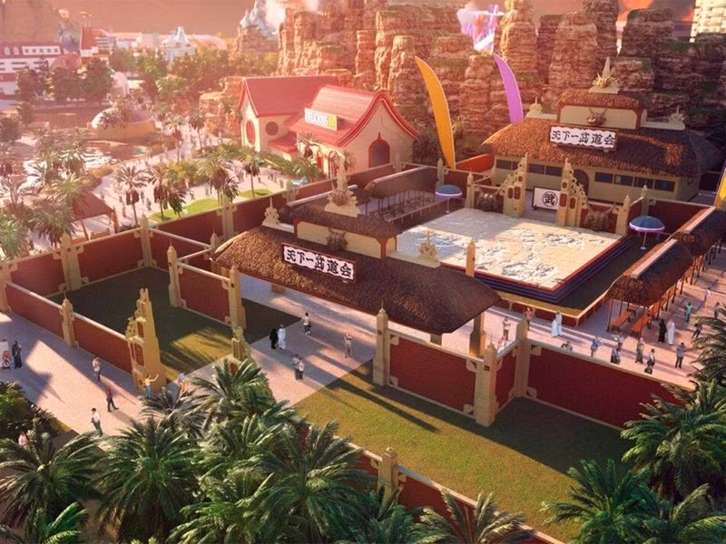 Chùm ảnh công viên giải trí Viên ngọc rồng đầu tiên trên thế giới