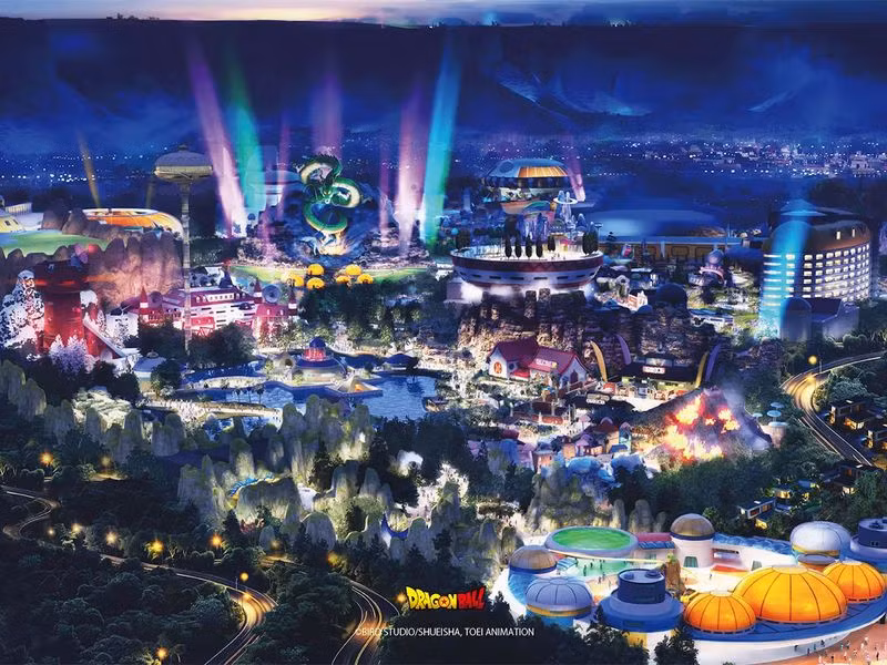 Chùm ảnh công viên giải trí Viên ngọc rồng đầu tiên trên thế giới