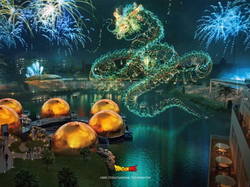 Chùm ảnh công viên giải trí Viên ngọc rồng đầu tiên trên thế giới