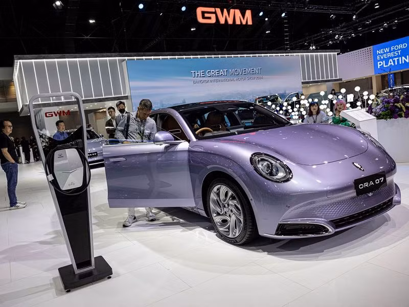 Xe điện và thách thức lật đổ ông lớn tại Triển lãm Bangkok