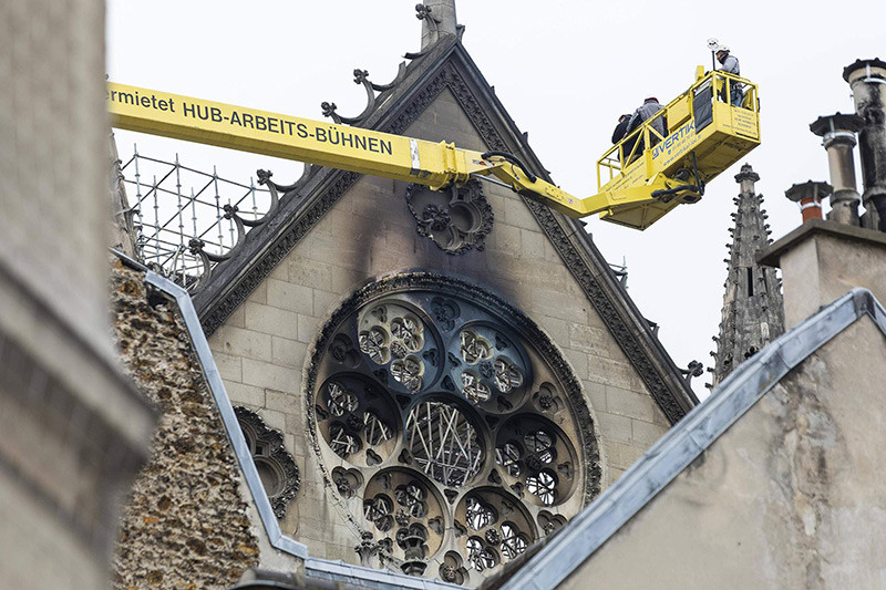 Chùm ảnh nhà thờ Đức Bà Paris 5 năm sau trận hỏa hoạn 