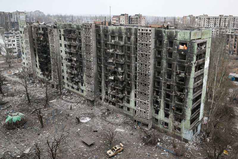 Hình ảnh Avdeevka hoàn toàn không còn lực lượng Ukraine