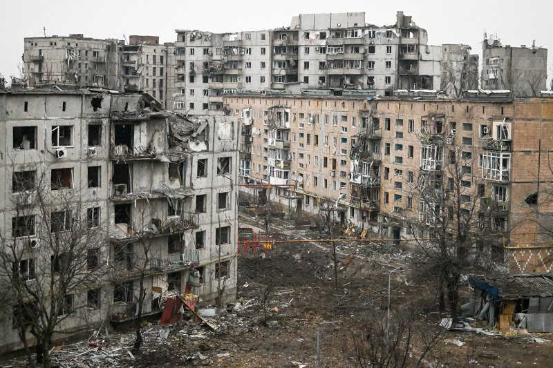 Hình ảnh Avdeevka hoàn toàn không còn lực lượng Ukraine