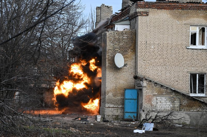 Hình ảnh Avdeevka hoàn toàn không còn lực lượng Ukraine