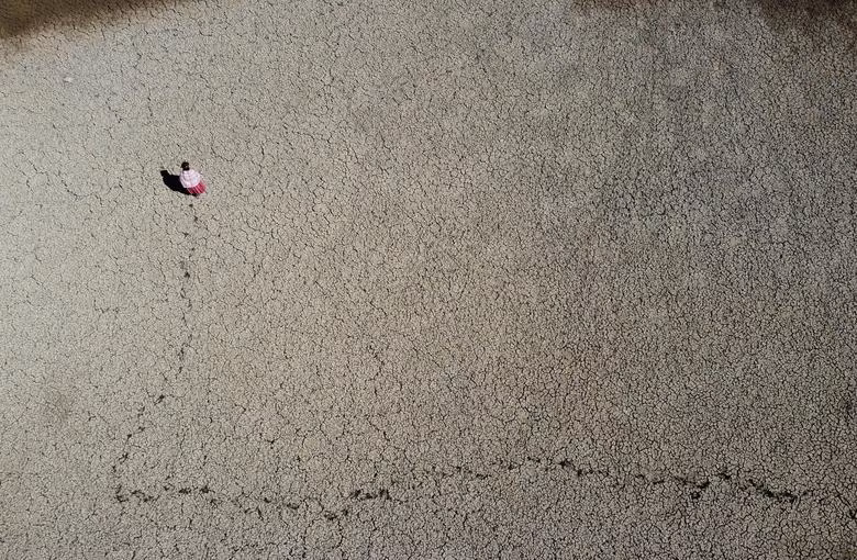 Dọc theo bờ hồ trải dài, những khu vực màu mỡ trước đây giờ đã không còn. Nông dân trong cộng đồng Huarina liền kề đang rất cần sự giúp đỡ. Chùm ảnh hồ lớn nhất Nam Mỹ khô cạn giữa đợt nắng nóng mùa đông