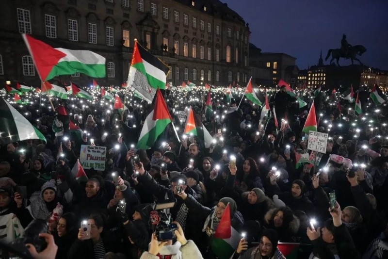 Chùm ảnh thế giới lên án cuộc chiến ở Gaza nhân Ngày Nhân quyền thế giới 