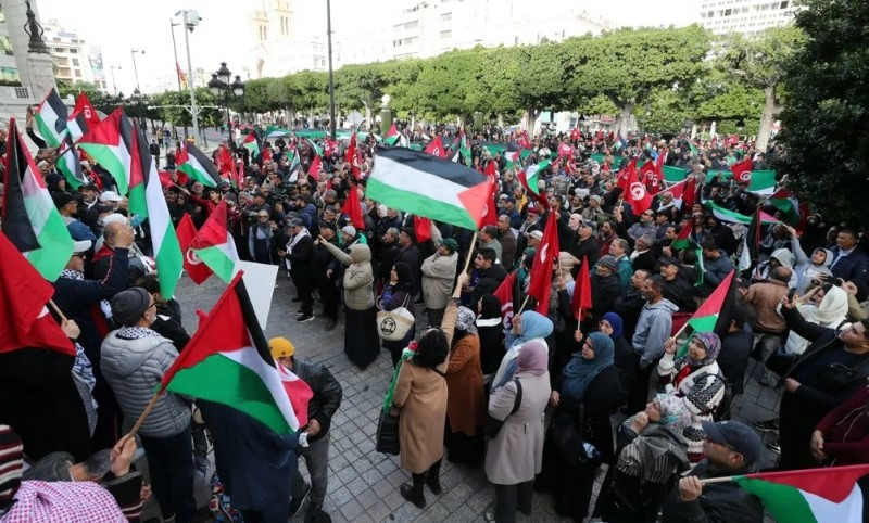 Chùm ảnh thế giới lên án cuộc chiến ở Gaza nhân Ngày Nhân quyền thế giới 