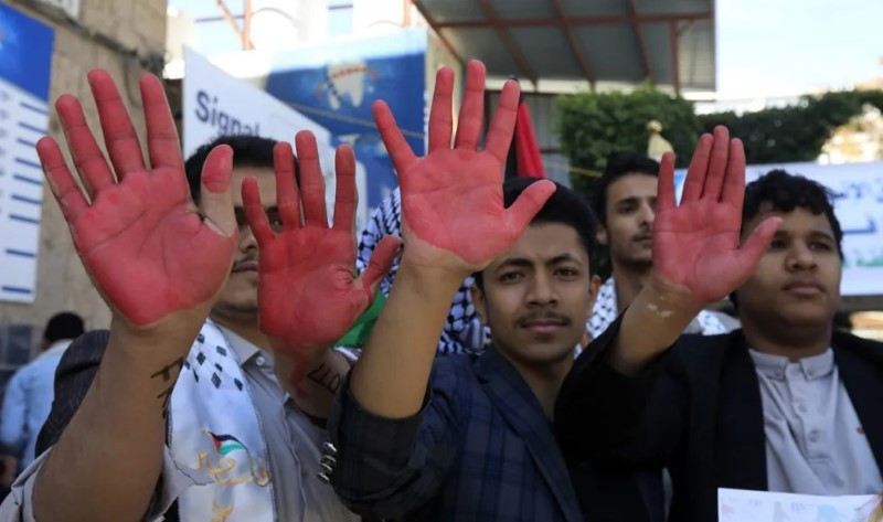 Chùm ảnh thế giới lên án cuộc chiến ở Gaza nhân Ngày Nhân quyền thế giới 
