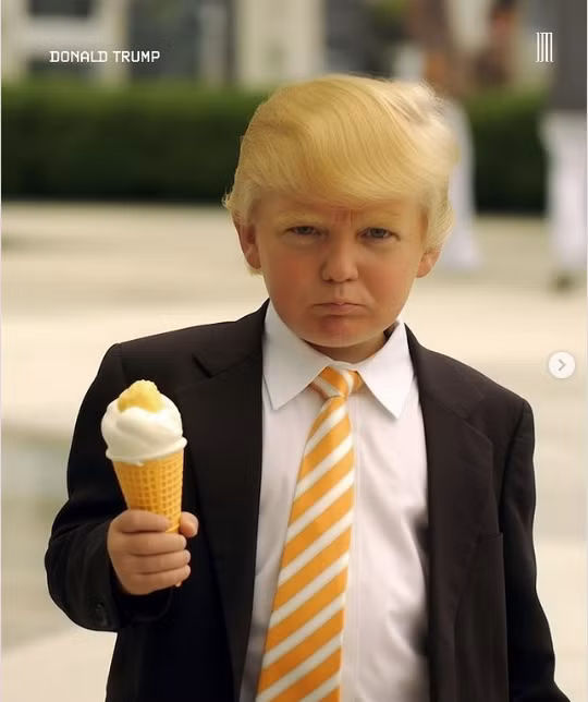 AI tạo ra phiên bản nhí của những người nổi tiếng thế giới 