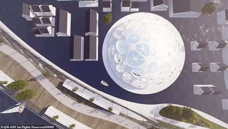 Được mô tả là "thành phố y tế trên biển", Dogen sẽ cung cấp "du lịch chăm sóc sức khỏe và y tế", trong đó cư dân được chăm sóc y tế hàng ngày. Chùm ảnh dự án thành phố nổi chống chọi với sóng thần ở Nhật